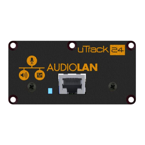 cymatic audio uTrack24 audiolan User Manual
