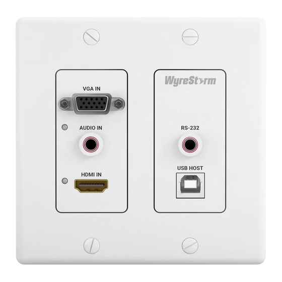 Wyrestorm 400 Series Quick Start Manual