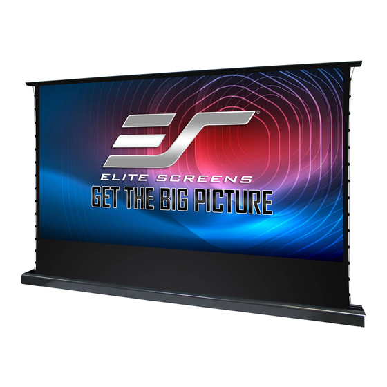 Elite Screens 2 CLR Series User Manual