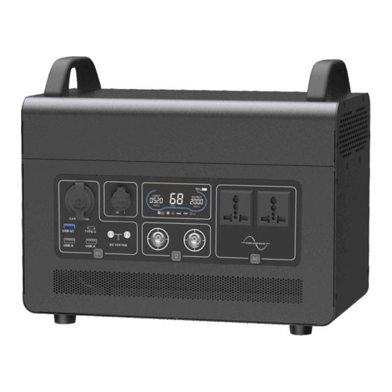 User Manuals: Saturn 2000 Portable Power Station