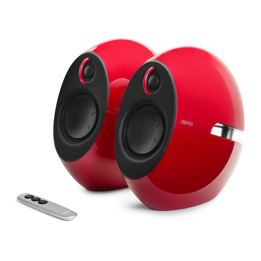 Edifier Luna Eclipse - e25-Multimedia Speaker Manual