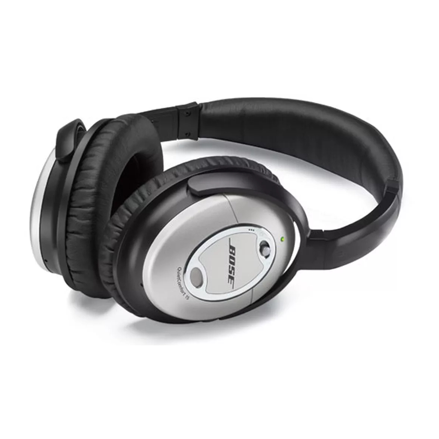 Bose QuietComfort 15 Notice D'utilisation
