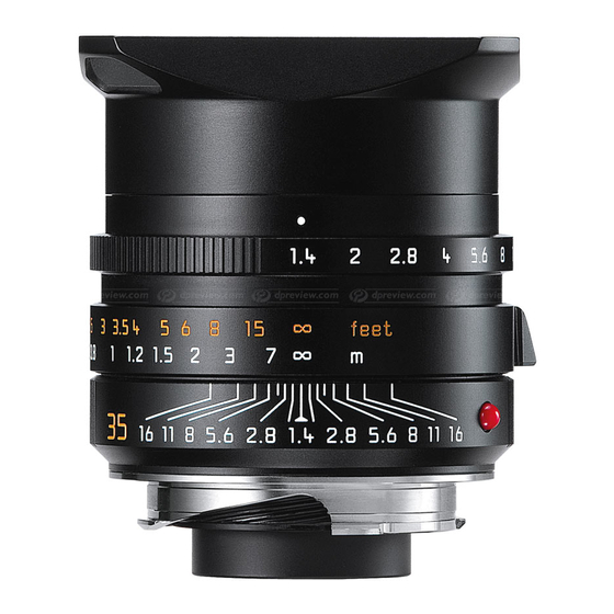 Leica SUMMILUX-M 24 mm f/1.4 ASPH. Manual