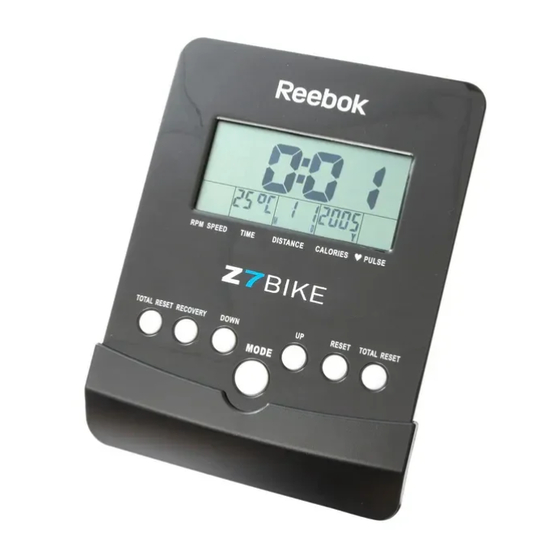 Reebok XB0007 Fitness Electronics Manuals