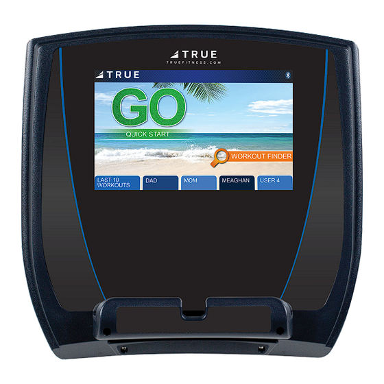 True T9 Touchscreen Console Owner's Manual
