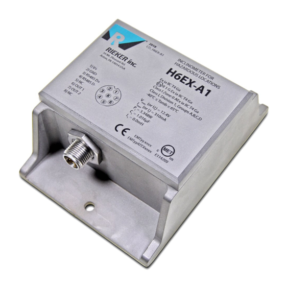 RIEKER Flex H6EX-A1 Installation Manual