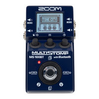 Zoom MULTISTOMP MS-100BT Update Manual