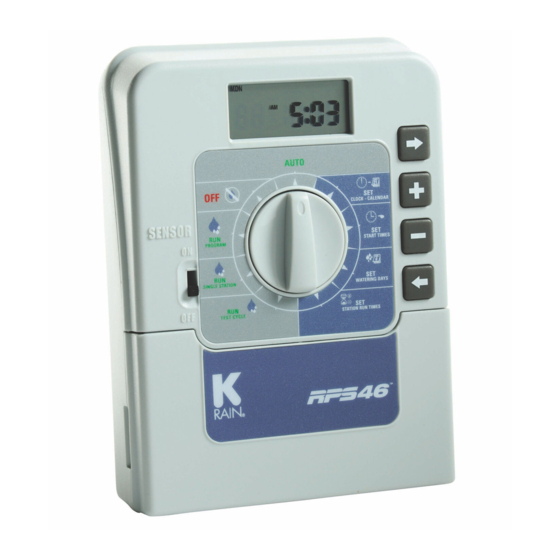 K-Rain RPS 46 Instruction Manual