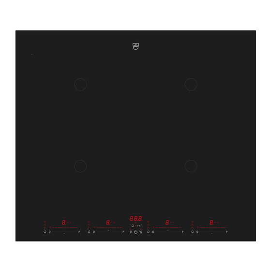 V-ZUG CookTopInduktion V6000 Installation Instructions Manual