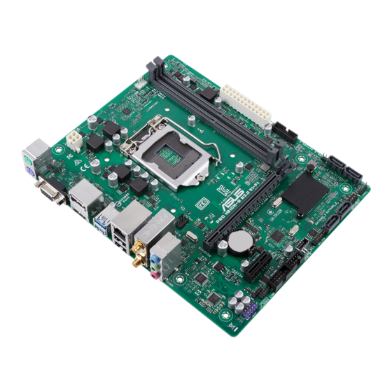 Asus PRO H310M-R R2.0 WI-FI/CSM Quick Start Manual