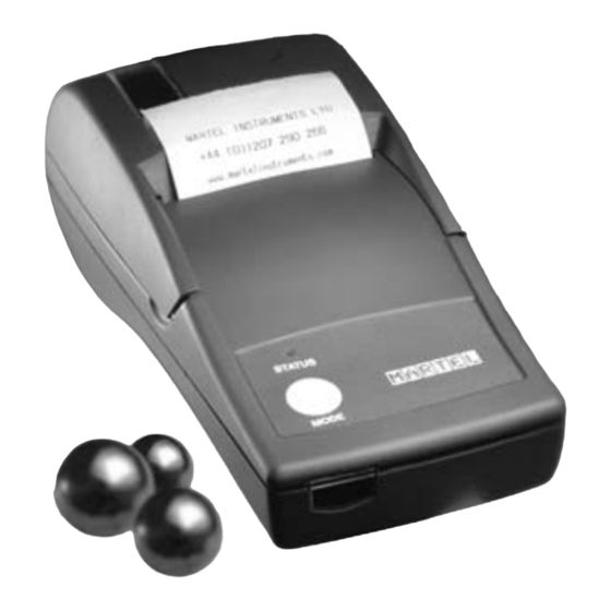 Martel MCP8850B Portable Thermal Printer Manuals