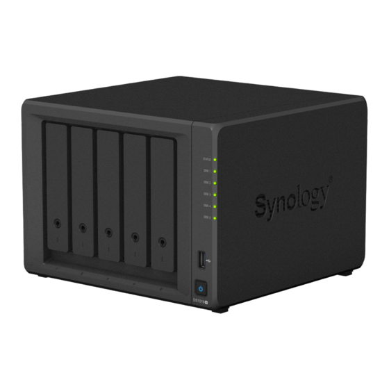 Synology DiskStation DS1019+ Hardware Installation Manual