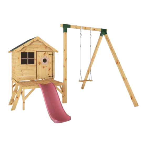 Mercia Garden Products 4x4 Playhouse SI-002-002-0001 General Instructions Manual