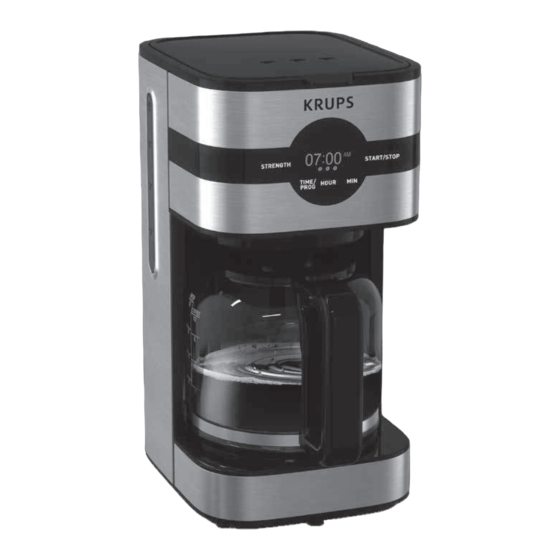 Krups KM205 Manual