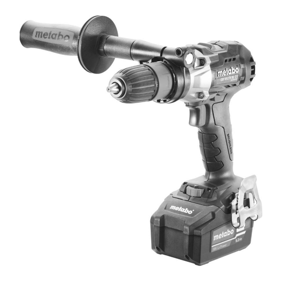 Metabo GB 18 LTX BL Q I Original Instructions Manual