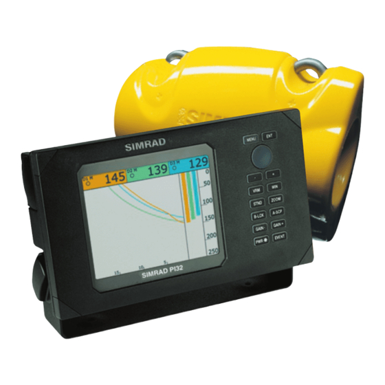 Simrad PI32 - QUICK REFERENCE GUIDE REV A Quick Reference Manual