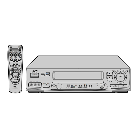 JVC HR-J635EA Video Cassette Recorder Manuals