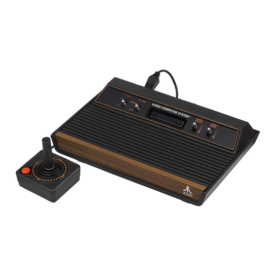 Atari CX2600A Owner's Manual