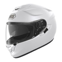 Shoei GT-Air Instructions For Use Manual