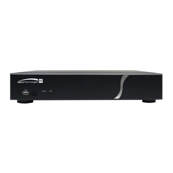 Speco VT Quick User Manual