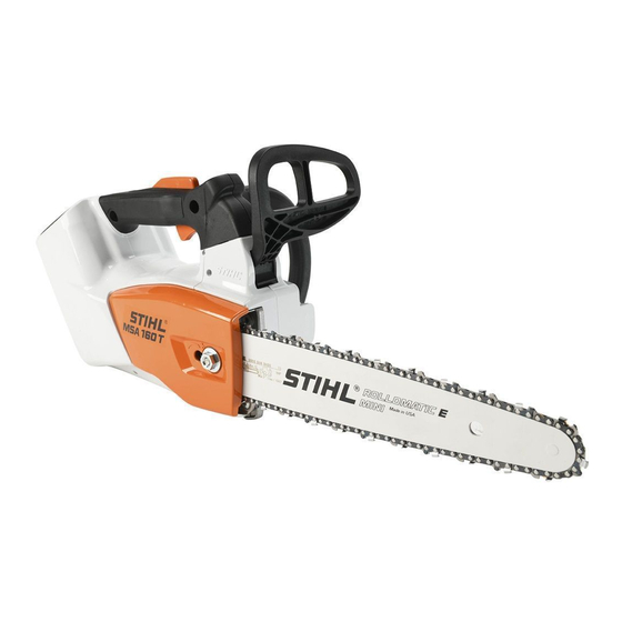 Stihl MSA 160 T Instruction Manual