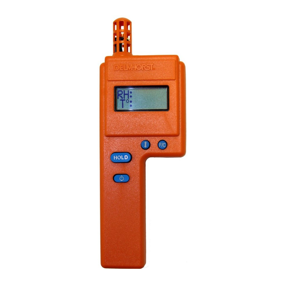 Delmhorst HT-3000 Owner's Manual