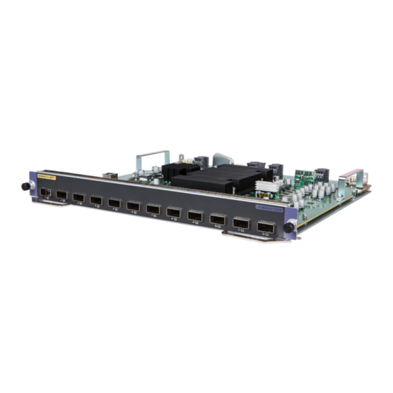 HPE FlexNetwork 10500 SERIES Troubleshooting Manual