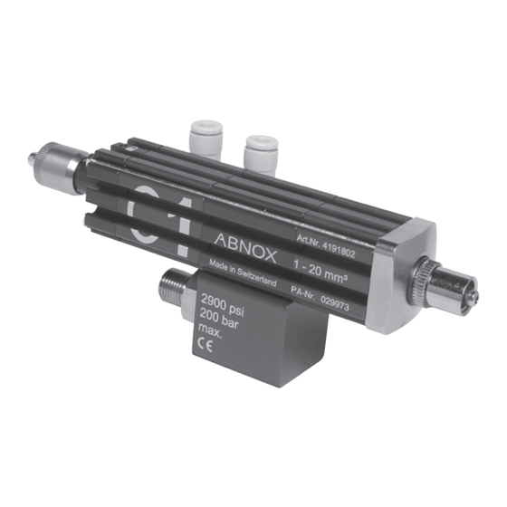 ABNOX AXDV-C Manuals
