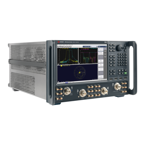 Keysight Technologies PNA N5224B Installation Note