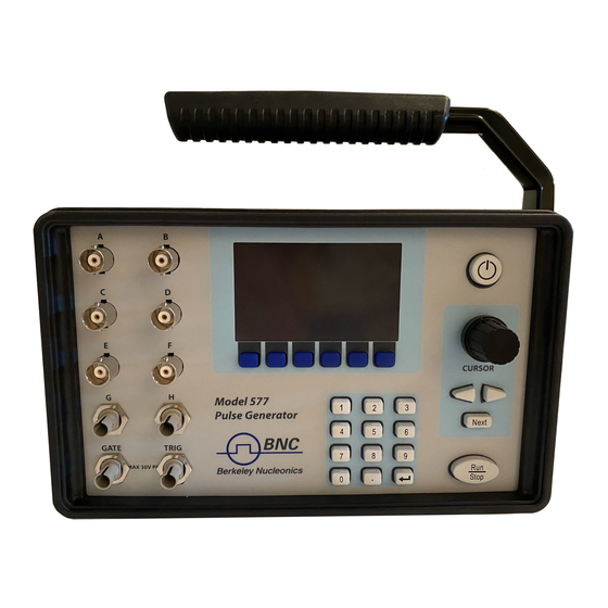 BNC 577 User Manual