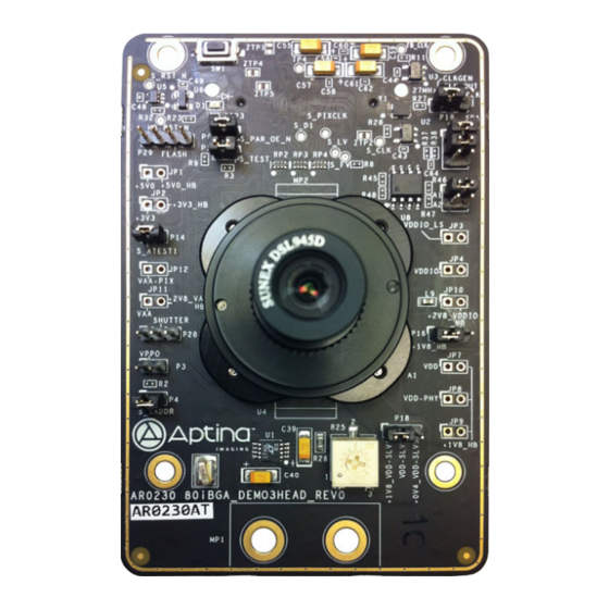 ON Semiconductor AR0230ATSC00XUEAH3-GEVB User Manual