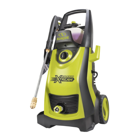 SNOWJOE SUNJOE SPX3000-XT1-RM Operator's Manual