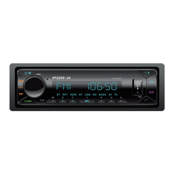 For-x X-500DSP User Manual