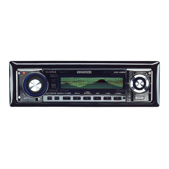 Kenwood KDC-X889 Service Manual