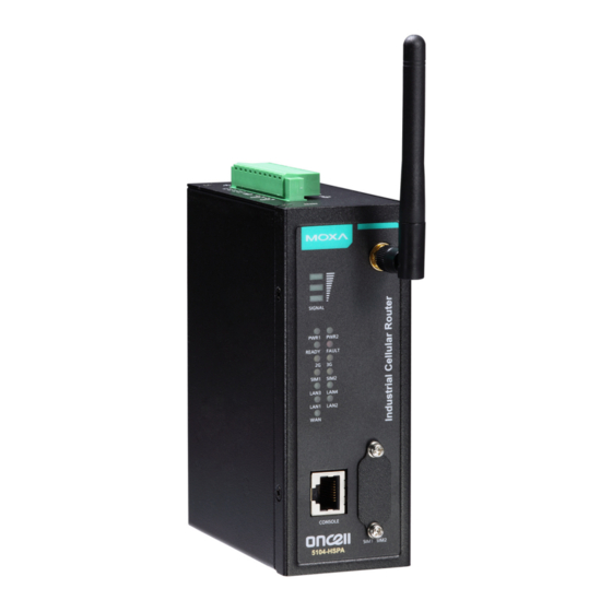 Moxa Technologies OnCell 5004-HSPA User Manual