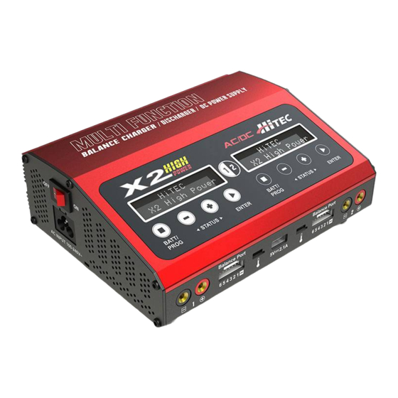 HITEC X2 High Power Operation Manual