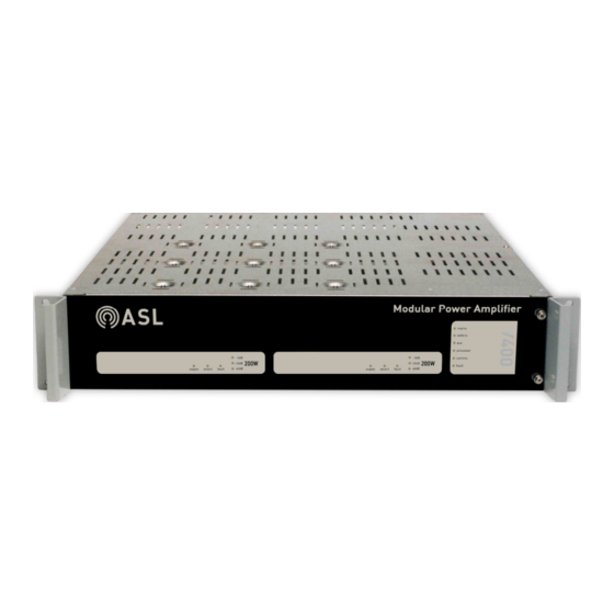 ASL INTERCOM V400 Installation Manual
