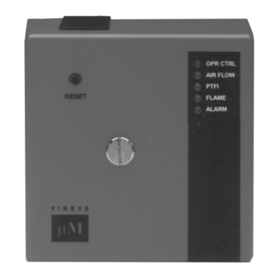 Fireye MicroM Series Manual