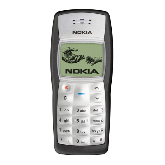 Nokia 1100a User Manual