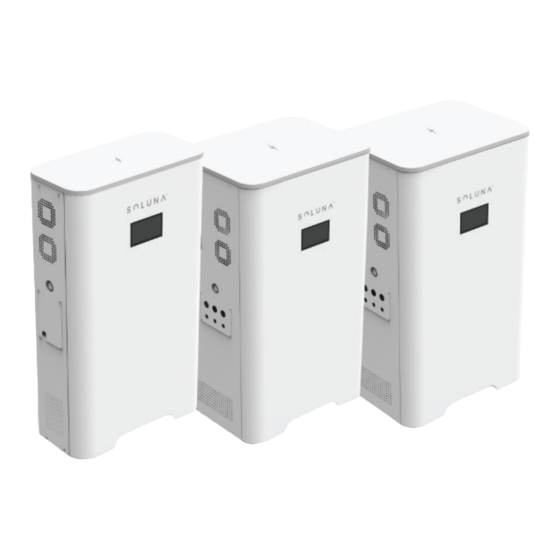 Soluna S8 EU-A50 Battery Module Manuals