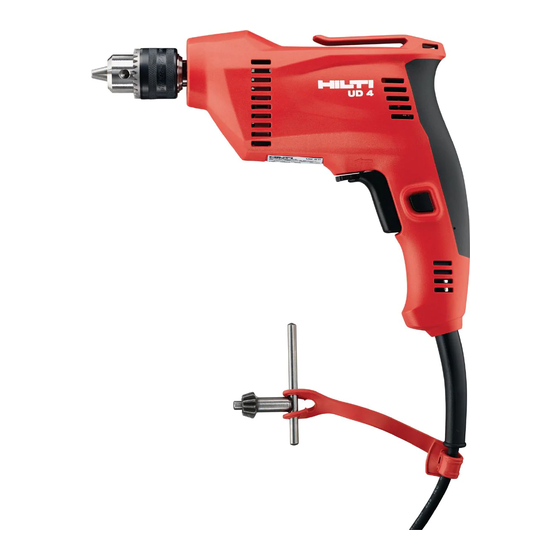 Hilti UD 4 Manual