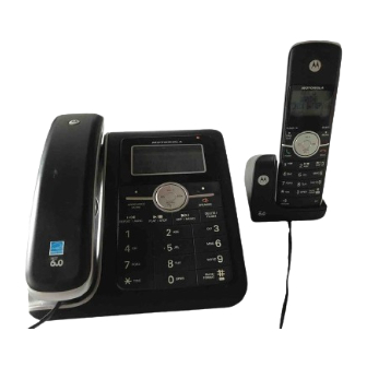 Motorola L402C - DECT 6.0 Corded/Cordless Phone User Manual