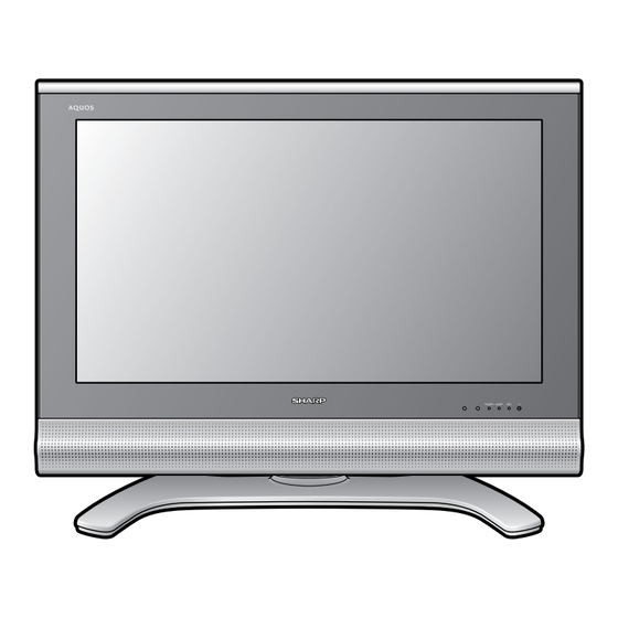 Sharp AQUOS LC-32AX5X Operation Manual