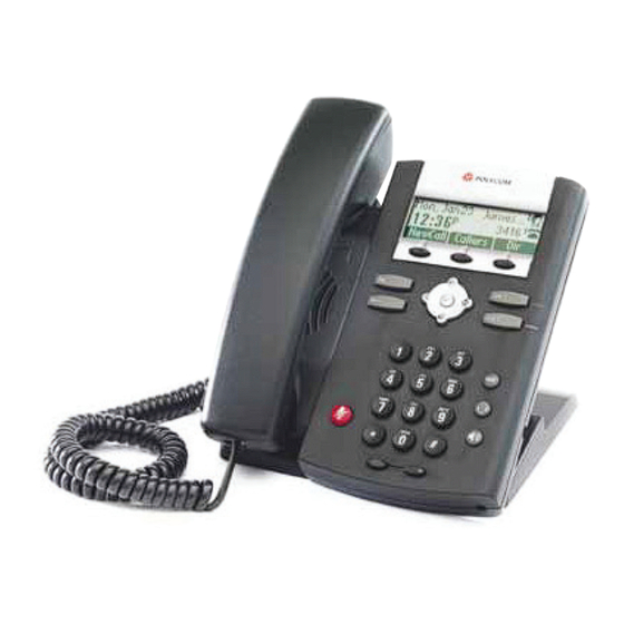 Polycom 300 series Quick Start Manual
