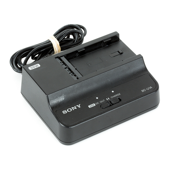 Sony BC-U1A Manuals
