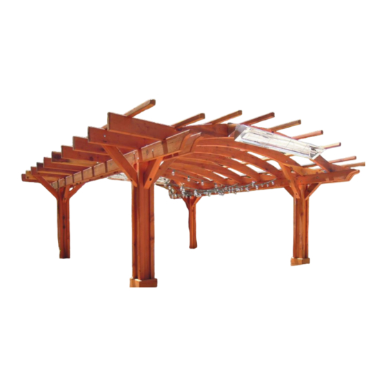 Forever Redwood PERGOLA Assembly Instructions Manual