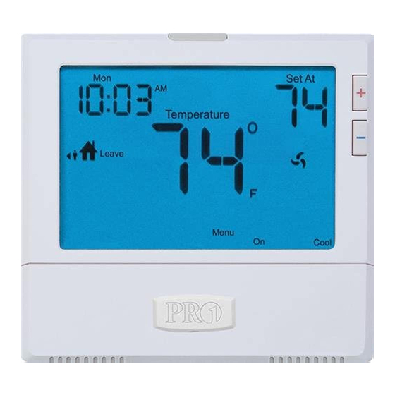 Pro 1 IAQ TRUE COMFORT IIII Thermostat Manuals
