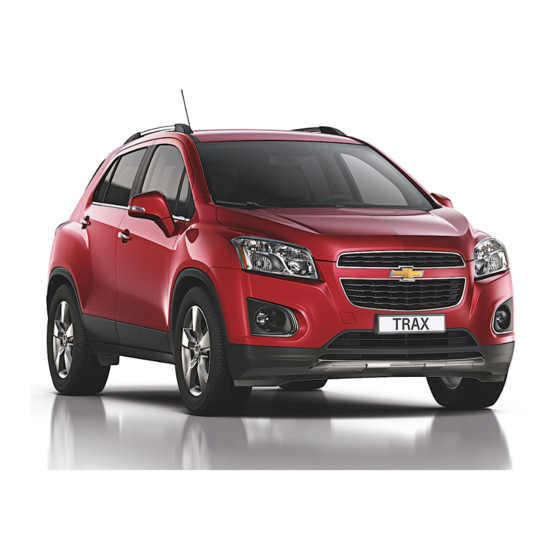Chevrolet 2013 TRAX Owner's Manual