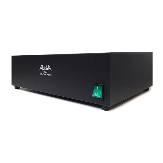 AkitikA GT-102 Assembly Manual