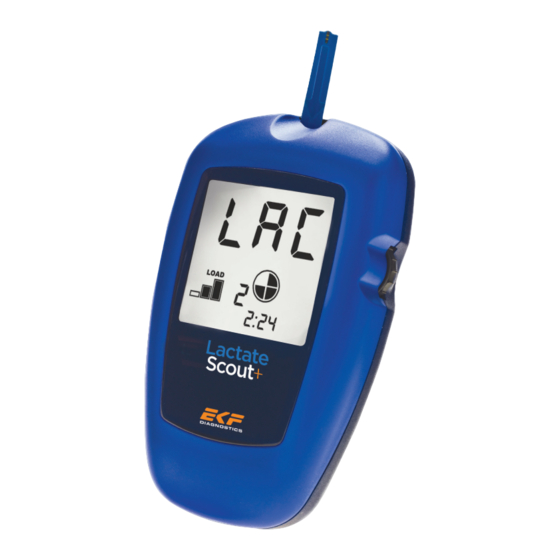 User Manuals: EKF Diagnostics Lactate Scout+ Analyzer